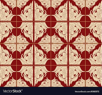 Seamless Damask Wallpaper vector image