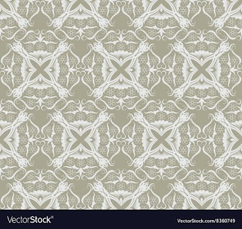 Seamless Damask Wallpaper vector image