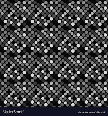 Seamless dark grey geometrical dot pattern vector image