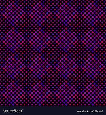 Seamless dark purple geometrical circle pattern vector image