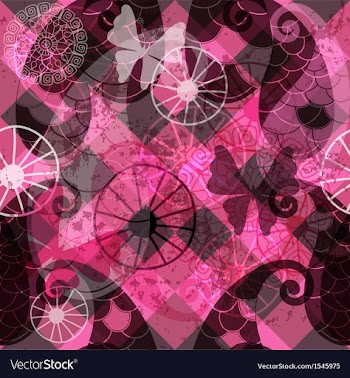 Seamless dark purple pattern vector image