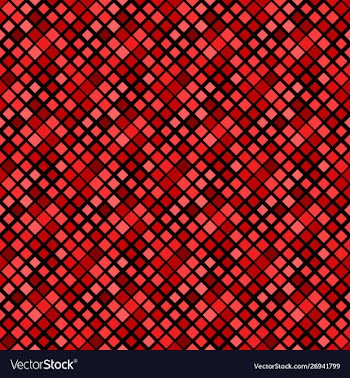 Seamless dark red abstract square pattern vector image