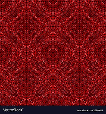 Seamless dark red gemstone oriental pattern vector image