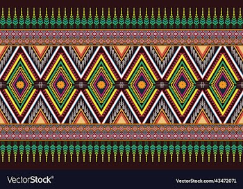 seamless decorative boho ancient hand drawn ethnic