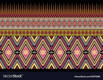 seamless decorative boho ancient hand drawn ethnic