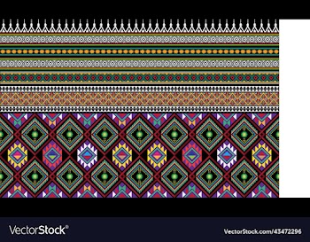 seamless decorative boho ancient hand drawn ethnic