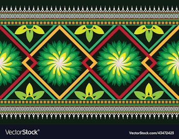 seamless decorative boho ancient hand drawn ethnic