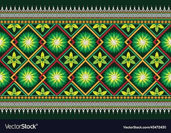 seamless decorative boho ancient hand drawn ethnic