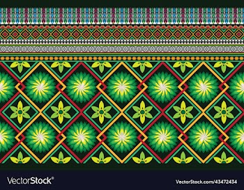 seamless decorative boho ancient hand drawn ethnic