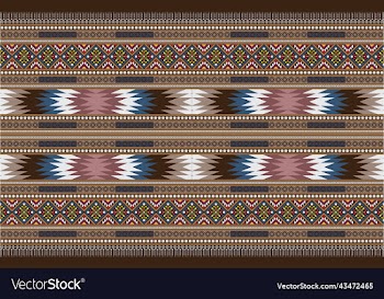 seamless decorative boho ancient hand drawn ethnic