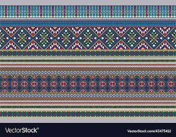 seamless decorative boho ancient hand drawn ethnic