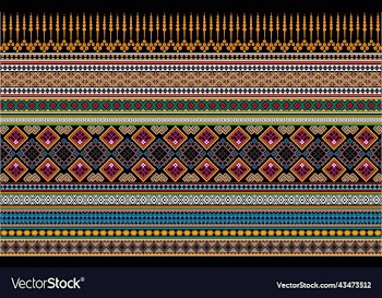 seamless decorative boho ancient hand drawn ethnic