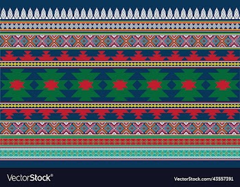 seamless decorative boho ancient hand drawn ethnic