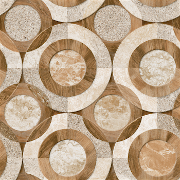 Seamless Decorative Geometric Tile Pattern