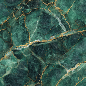 Seamless Deep Emerald Green Marble Texture