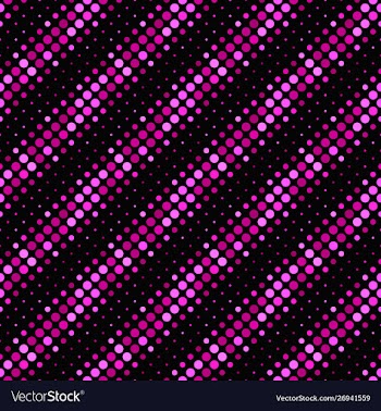 Seamless deep pink dot pattern background design vector image
