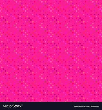Seamless deep pink geometrical dot pattern vector image