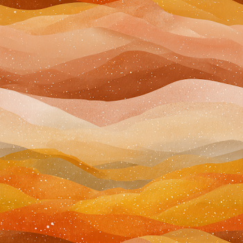 Seamless Desert Painted Texture Pattern