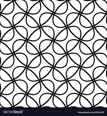 Seamless diagonal ellipse ring pattern background vector image
