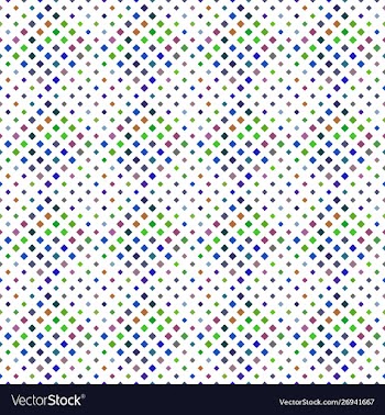 Seamless diagonal square pattern background vector image
