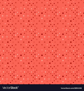 Seamless dot pattern background - abstract red vector image