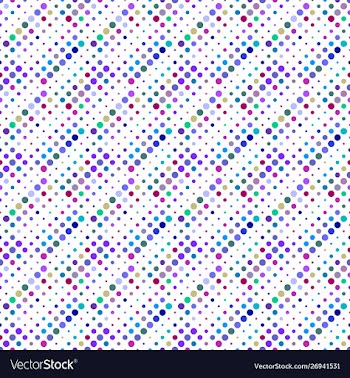 Seamless dot pattern background - multicolored vector image