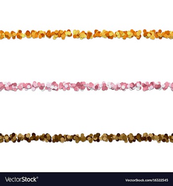 Seamless dot pattern paragraph divider line set vector image