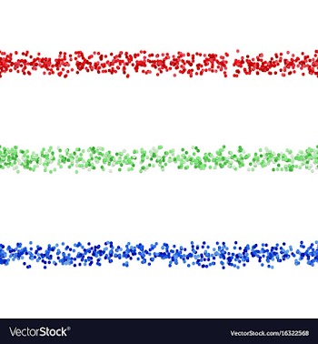 Seamless dot pattern paragraph divider line set vector image