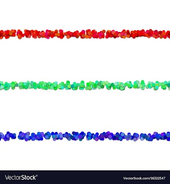 Seamless dot pattern paragraph divider line vector image