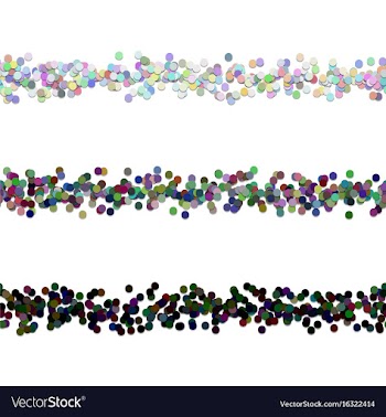 Seamless dot pattern paragraph dividing line vector image