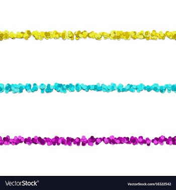 Seamless dot pattern text separator line design vector image