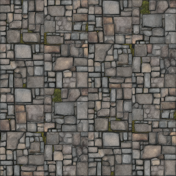 Seamless Dungeon Stone Paver Texture