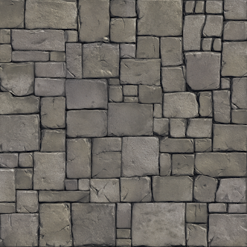 Seamless Dungeon Stone Paver Texture
