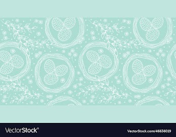 seamless easter background with eggs in the nest