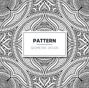 Seamless ethnic and tribal pattern