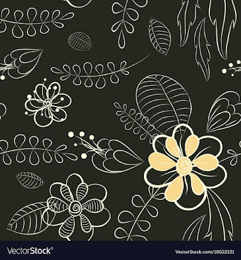 Seamless floral background vector image