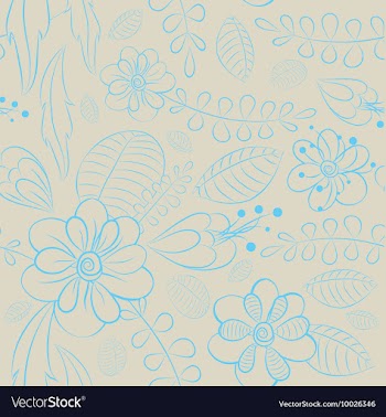 Seamless floral background vector image