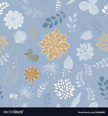 Seamless floral background vector image
