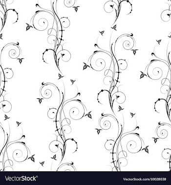 Seamless floral background vector image