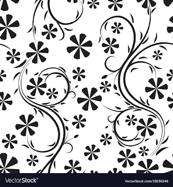 Seamless floral background vector image