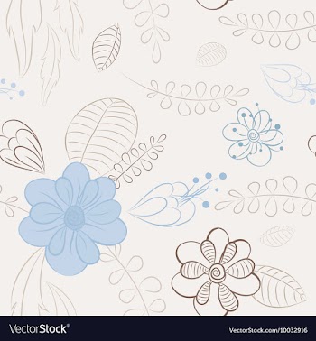 Seamless floral background vector image