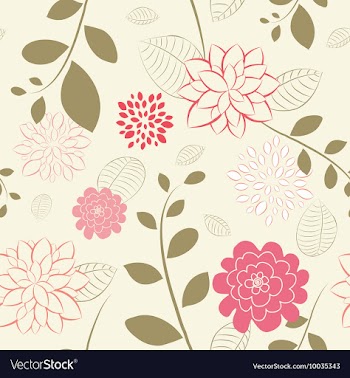 Seamless floral background vector image