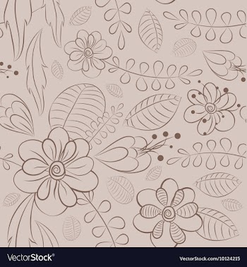 Seamless floral background vector image
