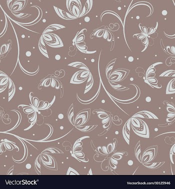 Seamless floral background vector image