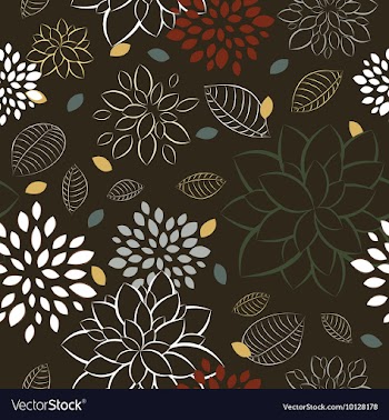Seamless floral background vector image