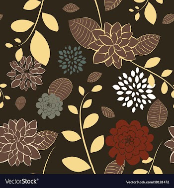 Seamless floral background vector image