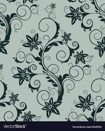 Seamless floral background vector image