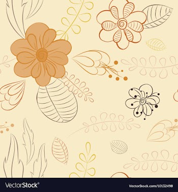 Seamless floral background vector image