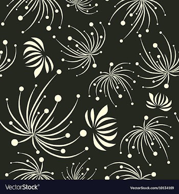 Seamless floral background vector image