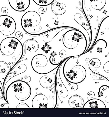 Seamless floral background vector image